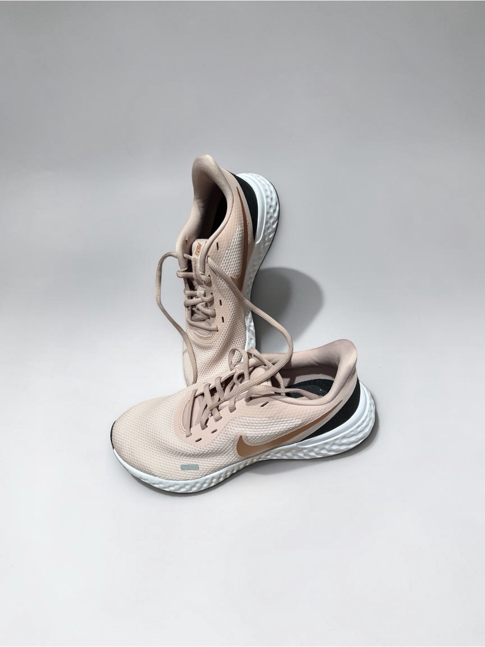 Nike Women's Running Shoes - Blush Pink with White & Black Accents